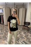 7677-16197 NAKIŞLI TSHIRT