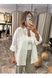 7568-PAMUK KETEN GÖMLEK