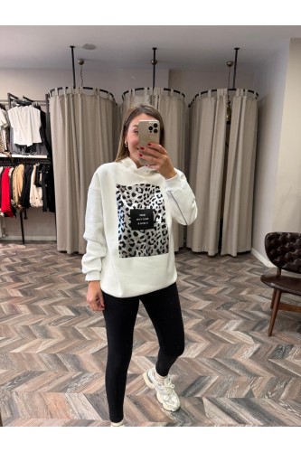 8509-5631 STAY KAPŞONLU SWEATSHİRT