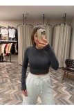 8345-31236 UZUN KOLLU CROP TOP