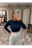 8345-31236 UZUN KOLLU CROP TOP