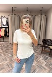 7228-10426 BİSİKLET YAKA DÜĞMELİ KISA KOL