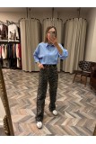 8647-LEOPAR STRAİGHT JEANS
