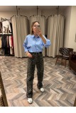 8647-LEOPAR STRAİGHT JEANS