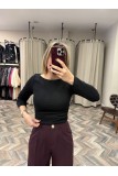 8416-31401 BÜZGÜLÜ KAYIK YAKA TOP