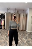 8417-31232 UZUN KOLLU CROP TOP