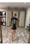 8725-240269 DENİM GARNELİ BUKLET CEKET