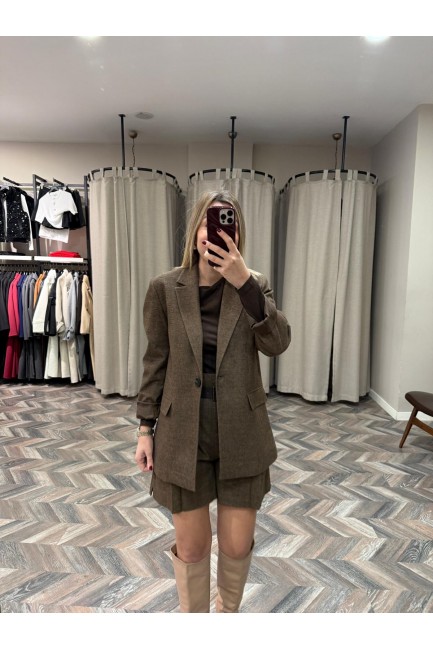 8992-60761 DÜMDÜZ FİT BLAZER
