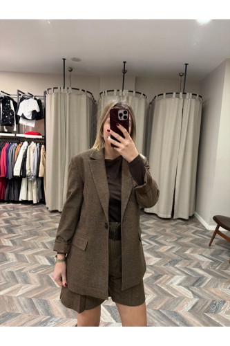 8992-60761 DÜMDÜZ FİT BLAZER