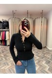 9037-10686 DİK YAKA ÇITÇITLI TRİKO