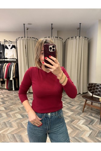 6957-4564 BİSİKLET YAKA BLUZ