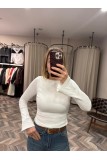 9086-16664 GENİŞ YAKALI BLUZ