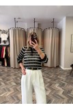 9103-10724 AJURLU DÜĞMELİ TRİKO