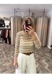 9103-10724 AJURLU DÜĞMELİ TRİKO