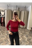 9089-16483 GENİŞ YAKALI BLUZ