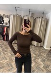 9089-16483 GENİŞ YAKALI BLUZ