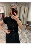 9254-60968 BİS YAKA FİTİLLİ DÜĞMELİ TRİKO HIRKA