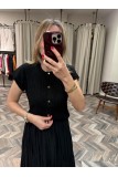 9254-60968 BİS YAKA FİTİLLİ DÜĞMELİ TRİKO HIRKA