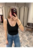 9249-10747 FİTİLLİ İNCE DOKULU TRİKO BLUZ