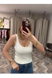 9249-10747 FİTİLLİ İNCE DOKULU TRİKO BLUZ