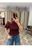 9252-31716 BİS YAKA GİPELİ TSHİRT