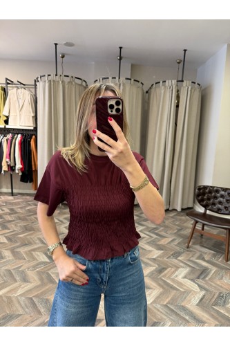 9252-31716 BİS YAKA GİPELİ TSHİRT