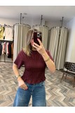 9252-31716 BİS YAKA GİPELİ TSHİRT