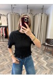 9252-31716 BİS YAKA GİPELİ TSHİRT