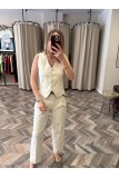 9276-71644 KEMERLİ DÜZ PANTOLON