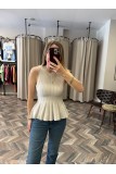 9299-10740 BİS YAKA VOLANLI TRİKO