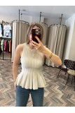 9299-10740 BİS YAKA VOLANLI TRİKO