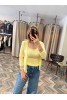9323-10732 ASKILI AJURLU FİYONK DTY BLUZ