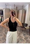9247-10744 FİTİLLİ DÜĞME DTY TRİKO BLUZ