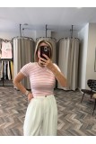 9432-31889 ÇİZGİLİ CROP TOP
