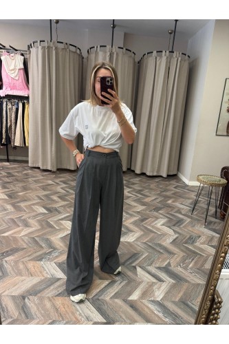 8366-50997 TEK DÜĞME POLİVİSKON PANTOLON