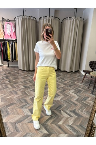 9516- RENKLİ STRAİGHT JEANS