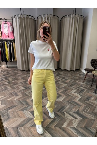 9516- RENKLİ STRAİGHT JEANS