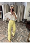 9541-LİGRALI FLARE JEANS