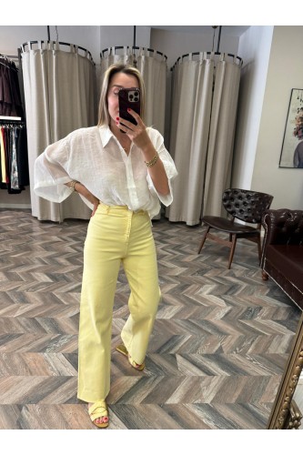 9541-LİGRALI FLARE JEANS