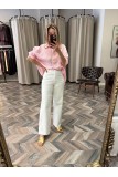 9541-LİGRALI FLARE JEANS