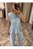 9546-250483 TENCEL NERVÜRLÜ TAKIM