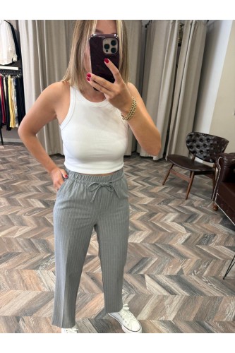 9614-21104 FİTİLLİ CROP TOP