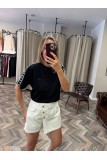9670-25366-B ÖZEL DÜĞMELİ ŞORT ETEK
