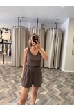 9662-257248 MODAL BLUZ ŞORT TAKIM