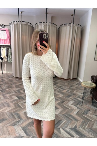 9735-101002 MİNİ ÖRME TRİKO ELBİSE