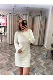 9735-101002 MİNİ ÖRME TRİKO ELBİSE