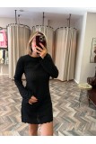 9735-101002 MİNİ ÖRME TRİKO ELBİSE