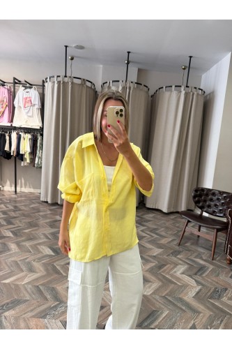 3102-02/4612 OMZU DÜŞÜK OVERSİZE GÖMLEK