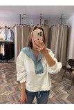 9801-6730 PAYETLİ KOT GARNİLİ