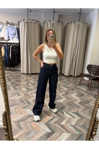 9842-D856 İZLİ DARK BLUE JEAN